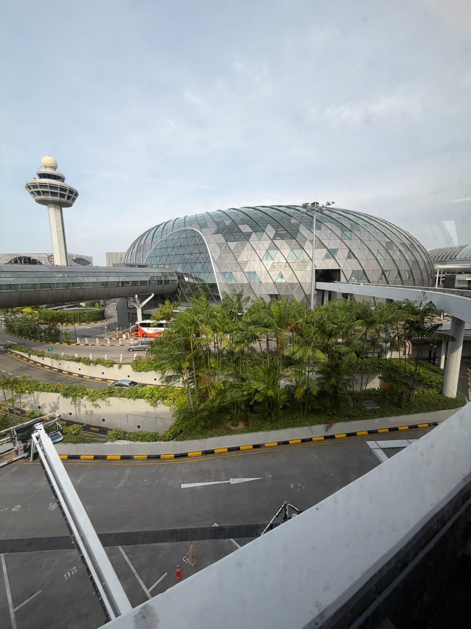 A layover in Singapore airport