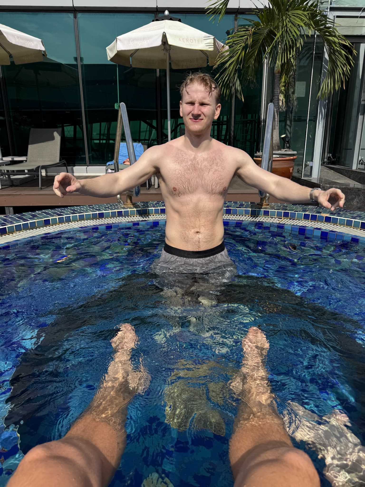 A layover in Singapore airport