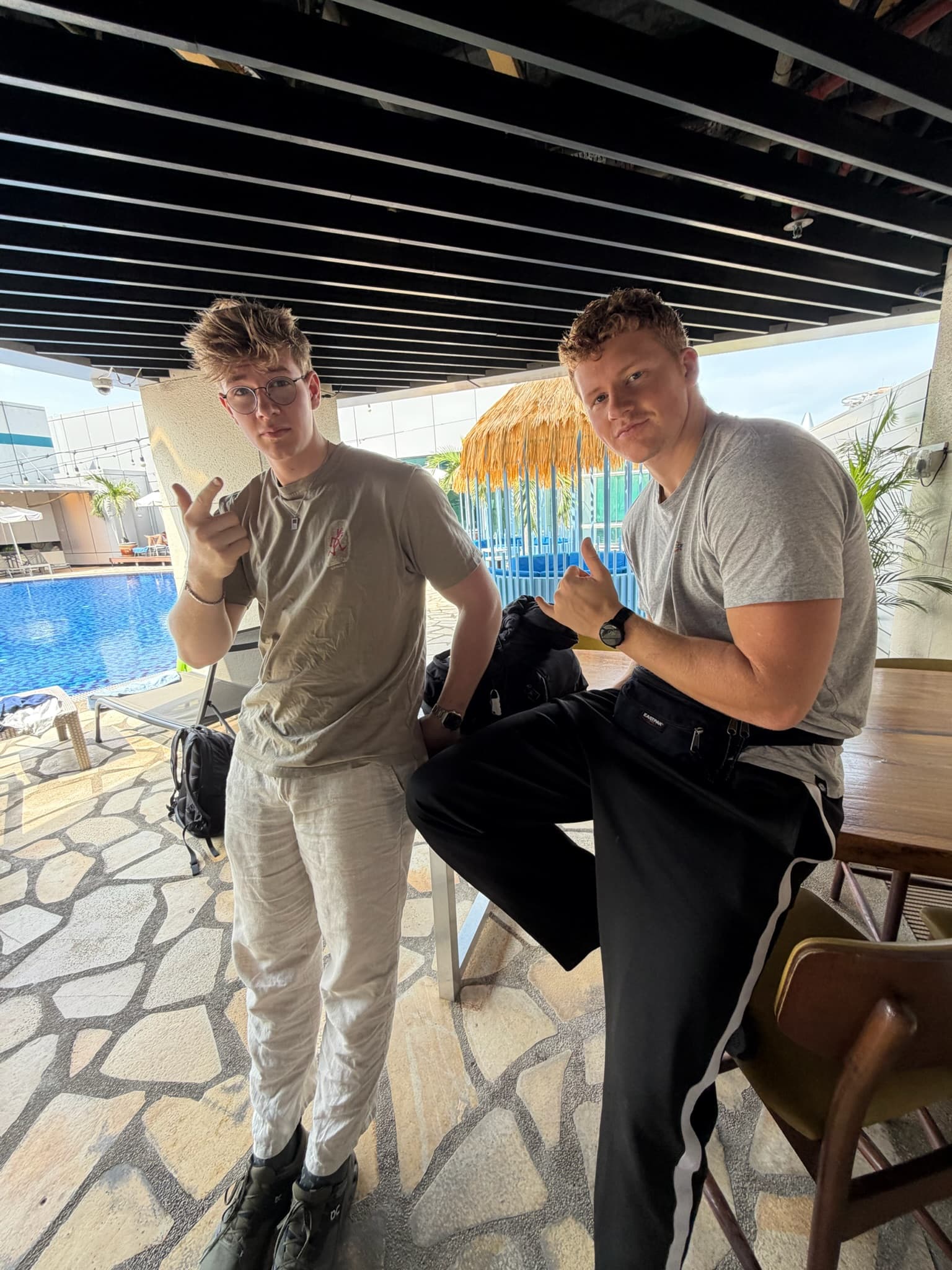 A layover in Singapore airport